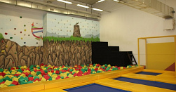 Прыжки в батутном центре